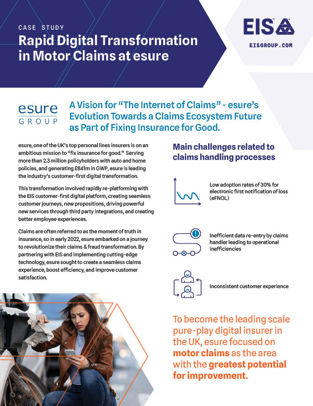 Rapid Digital Transformation in Motor Claims at esure