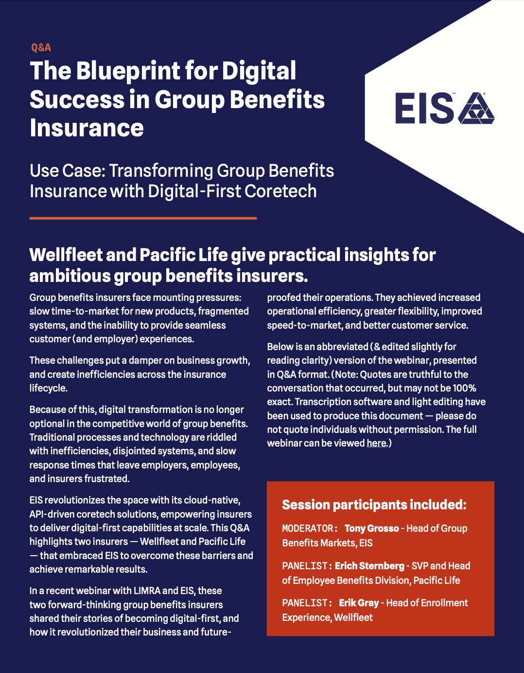 Q&A: The Blueprint for Digital Success in Group Benefits Insurance
